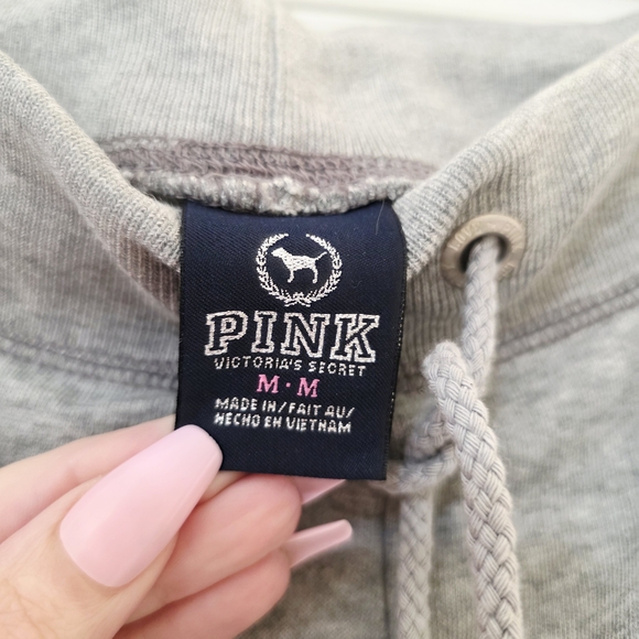 Victoria's Secret PINK Grey White Bling Fashion Show Collection Tracksuit M - Picture 7 of 13